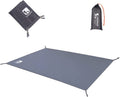 Hikeman Waterproof Camping Tarp Portable Tent Footprint With Drawstring Bag Ground Cloth For Outdoor Hiking Picnic (Grey 83X35)