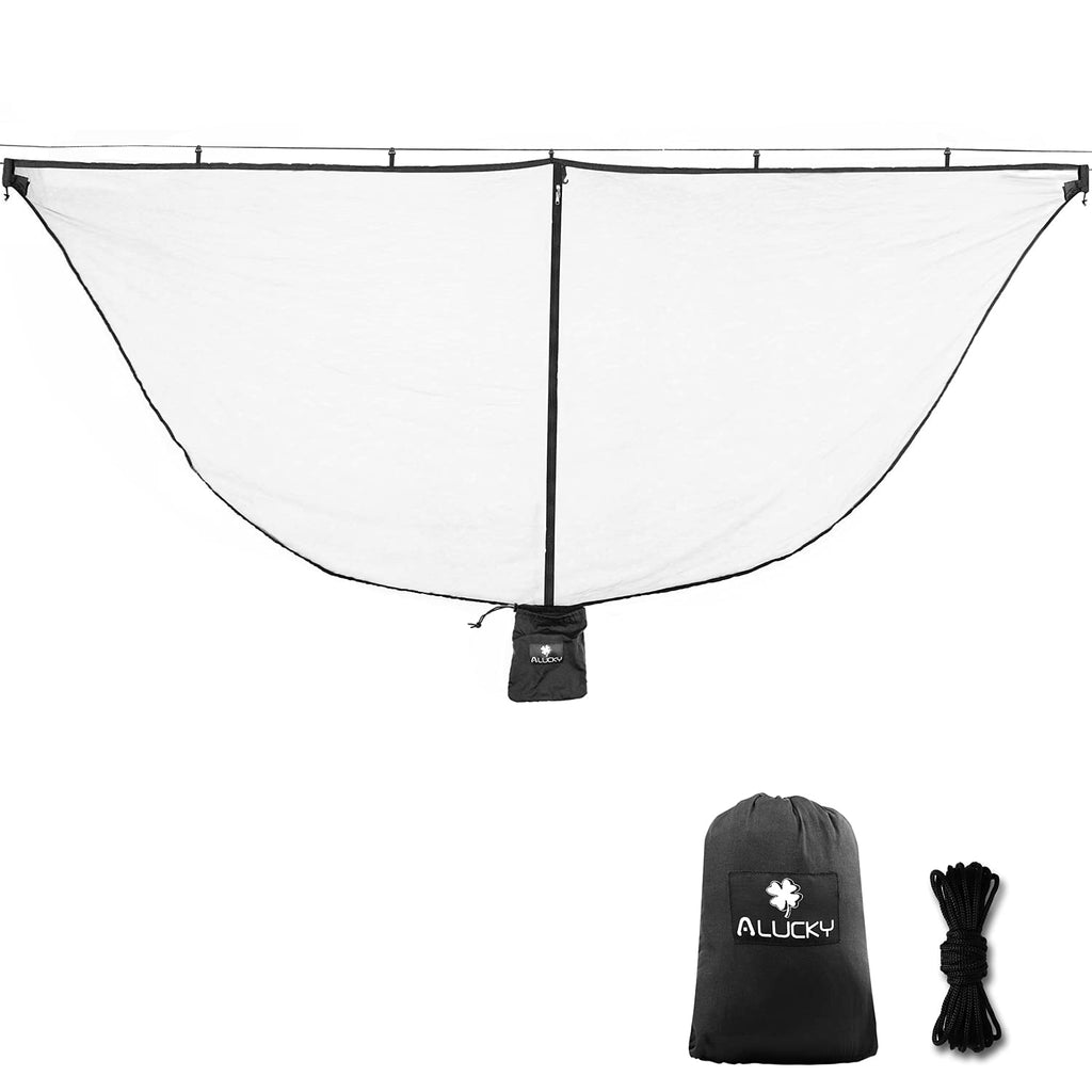 Alucky Hammock Net Camping Mosquito Net, No See Ums & Repels Insect, Polyester Netting For 360 Degree Protection, Double Sided Z