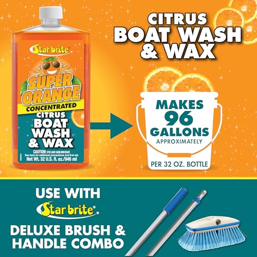 Star Brite Super Orange Citrus Boat Wash & Wax - 32 Oz (094632P)