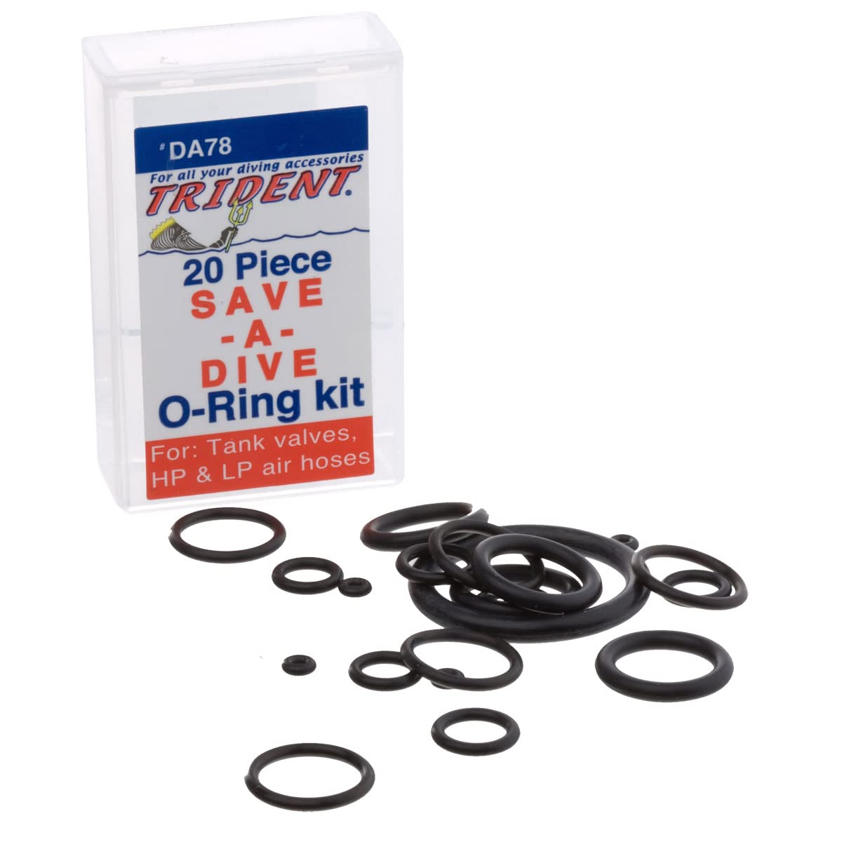 Trident 20 Piece Save A Dive Replacement Rubber O-Ring Kit