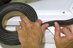 Taco Marine V30-0748B8-2 Hatch Tape - 1/4'' X 3/4'' X 8', Black