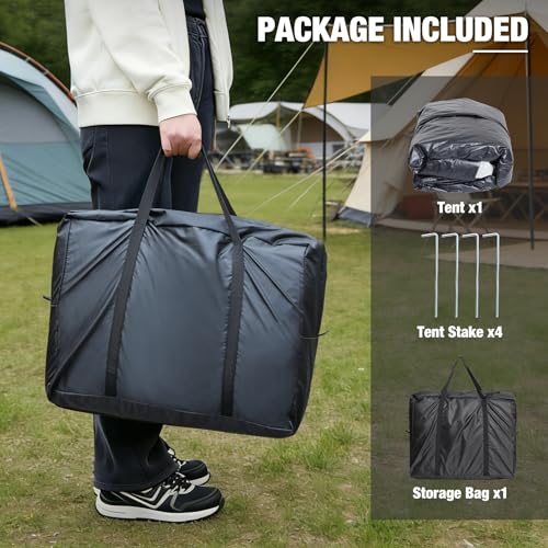 Redcamp Canopy Camping Tent For Pop Up Canopy Tent, Inner Tent With Mesh Window, Converts Straight Leg 10'X10' Or 10'X20' Canopy