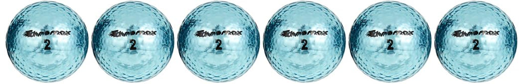 Chromax Metallic M5 Colored Golf Balls (Pack Of 6), Blue