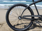 Firmstrong Bruiser Man 3-Speed Beach Cruiser Bicycle, 26-Inch, Matte Black,15154