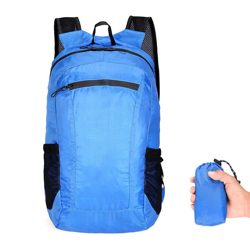 Xanaluyu Foldable Daypack, Small Backpack, Hiking Backpack Daypack, Lightweight Waterproof Travel Packable Rucksack for Men and 
