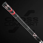 Superstroke Cross Comfort Golf Club Grip, Black/Red (Undersize) | Soft & Tacky Polyurethane That Boosts Traction | X-Style Surfa