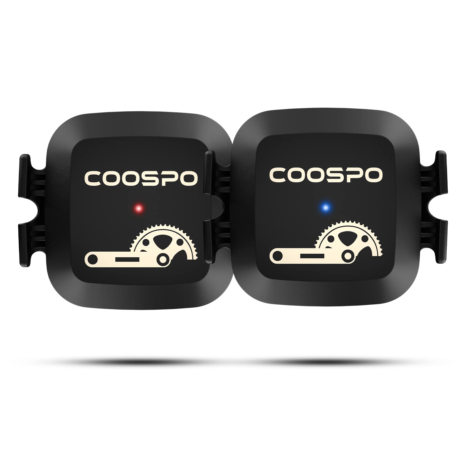 COOSPO Bicycle Cadence & Speed Sensor, Wireless Bluetooth ANT+ Bike RPM Sensor for Cycling Computers, Compatible with IP67 /Rouv