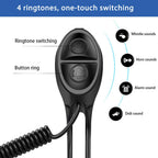 Lesovi Electronic Bike Horn 120Db Cycling Electric Bicycle Horn 4 Sound Modes With Rechargeable Battery Waterproof Bicycle Bell