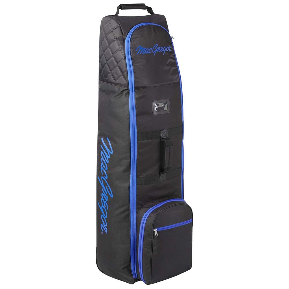 Macgregor Golf Vip Deluxe Wheeled Golf Travel Cover/Flight Bag Black/Blue