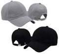 Fy Lane Plain Baseball Sport Cap MenS Baseball Head Hat Stylish All Sports Caps With Adjustable Strap Pack Of 2 (In, Alpha, Fre