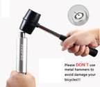 Goldeal Toopre Bicycle Fork Star Nut Setting Installer With 1 Spare Special Screw And 3 Star Nuts (For 7/8'',1'',1-1/8'')