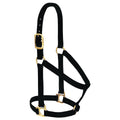 Weaver Leather Basic Non-Adjustable Nylon Horse Halter, Black, 1 Large Horse