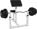 Bbbuy Adjustable Arm Preacher Curl Bench Bicep Strengh Bench Seated Strenghthen Training Isolated Barbell Dumbell Biceps Station