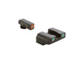 AMERIGLO Green Tritium Orange Outline Front, Green Tritium White Outline Rear, Custom ClassicSight Set Compatible with Glock Gen