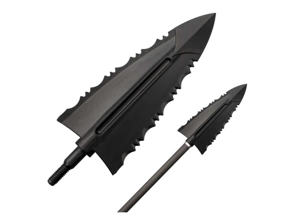Cold Steel Cheap Shot Polymer Archery Broadheads For Bows And Crossbows, Standard Broadhead (Pack Of 10), 125 Grain (Csbh1Z)