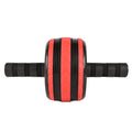 Morex Ab Roller Wheel Professional Abdominal Exerciser Single Wheel with AutoReturn Red & Black