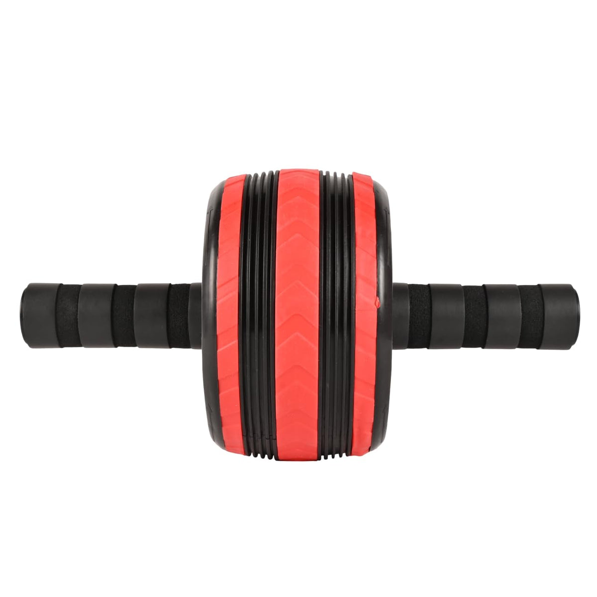 Morex Ab Roller Wheel Professional Abdominal Exerciser Single Wheel with AutoReturn Red & Black