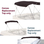 Savvycraft 4 Bow Bimini Replacement Top Canvas Cover4 Bow 96'' L 79''-84'' W Black Color