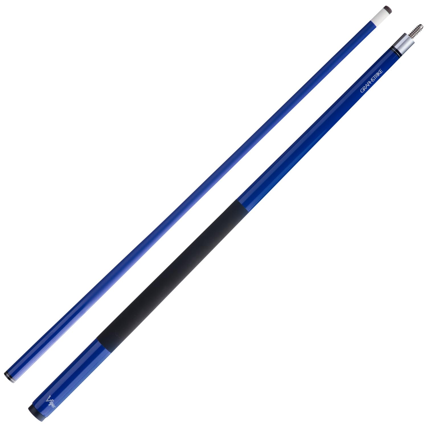 Viper Graphstrike 58 2-Piece Fiberglass Graphite Composite Billiard/Pool Cue, Blue