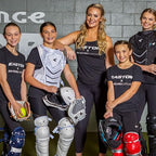 Easton | JEN SCHRO THE VERY BEST Fastpitch Softball Catchers Set | Charcoal | Small