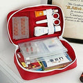GliveS Travel First Aid Pouch Medicine Tablet Storage Organizer