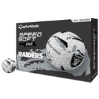 TaylorMade Golf Speed Soft Ink NFL Las Vegas Raiders Dozen