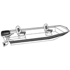 Carver 74201Exp10 Boat Cover - Gray