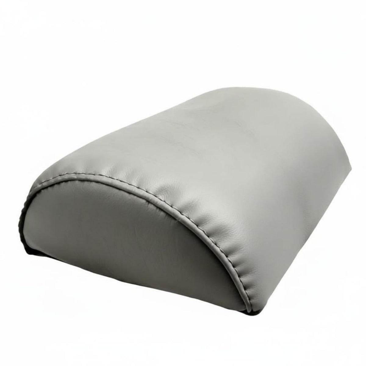 UJEAVETTE Slim Pilates Headrest Cushion Padded Reformer Headrest Pad LeatherLike Pilates Reformer Pillow Stitched, Gray