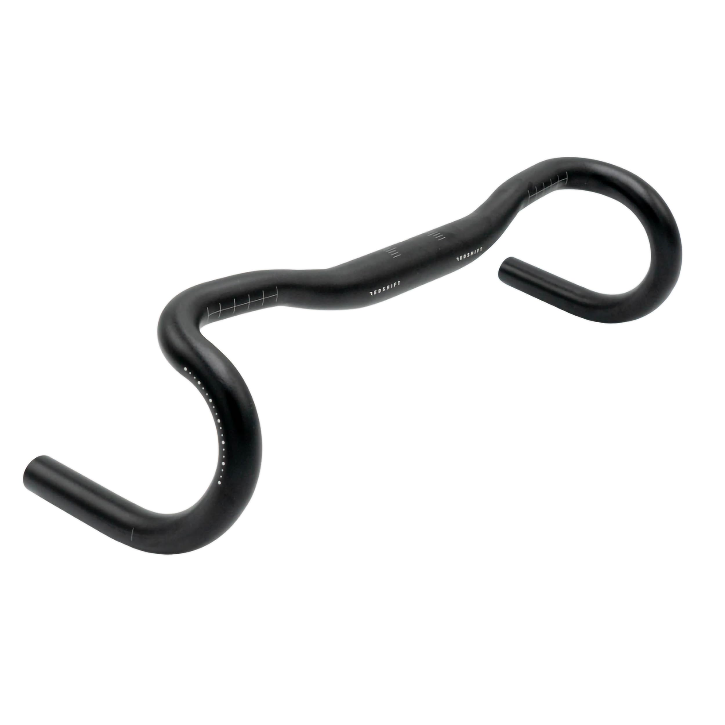 REDSHIFT Kitchen Sink Low Flare Handlebar without Loop for Road, Gravel, Touring, and Commuter Bikes, Aluminum Drop Bar, 31.8mm 