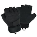 Seibertron S.O.L.A.G 1/2 Finger/Fingerless/Half Finger Multi-Function Sports Gloves Black M