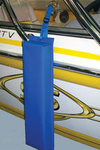 Hull Hugr Flat Fender, 26'' X 6'' X 2.5'' - Blue, Docking Boat Bumper