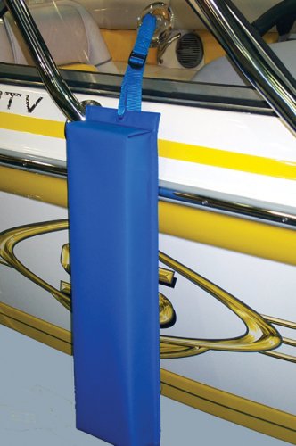 Hull Hugr Flat Fender, 26'' X 6'' X 2.5'' - Blue, Docking Boat Bumper