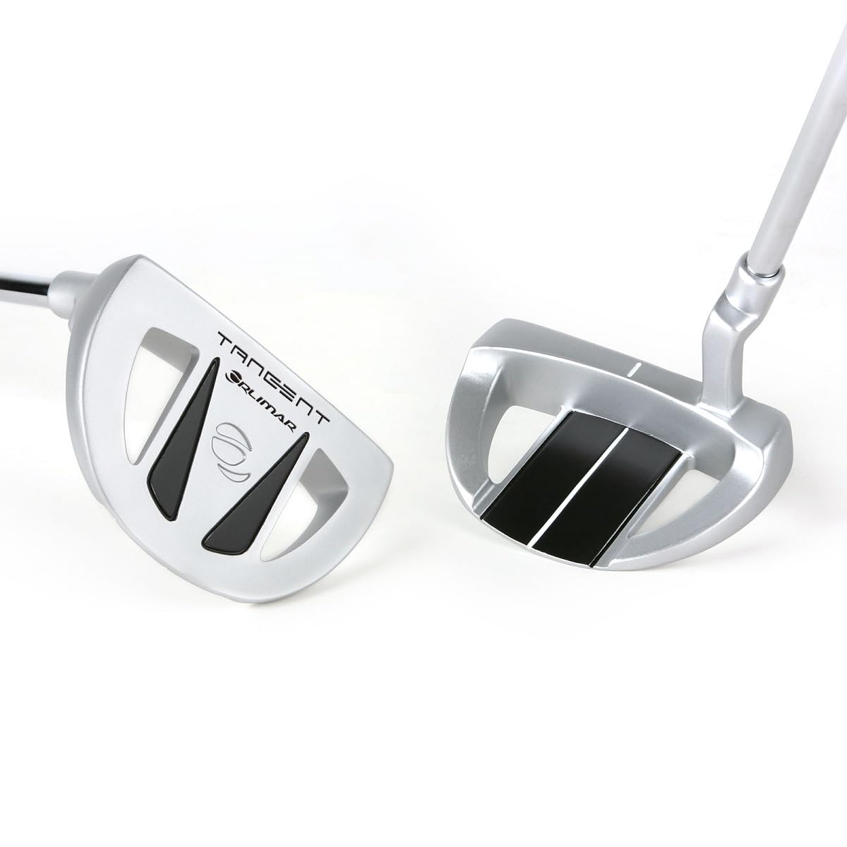 Orlimar Golf Tangent T1 Mallet Mens Left Handed Putter with Free Headcover, Silver/Black
