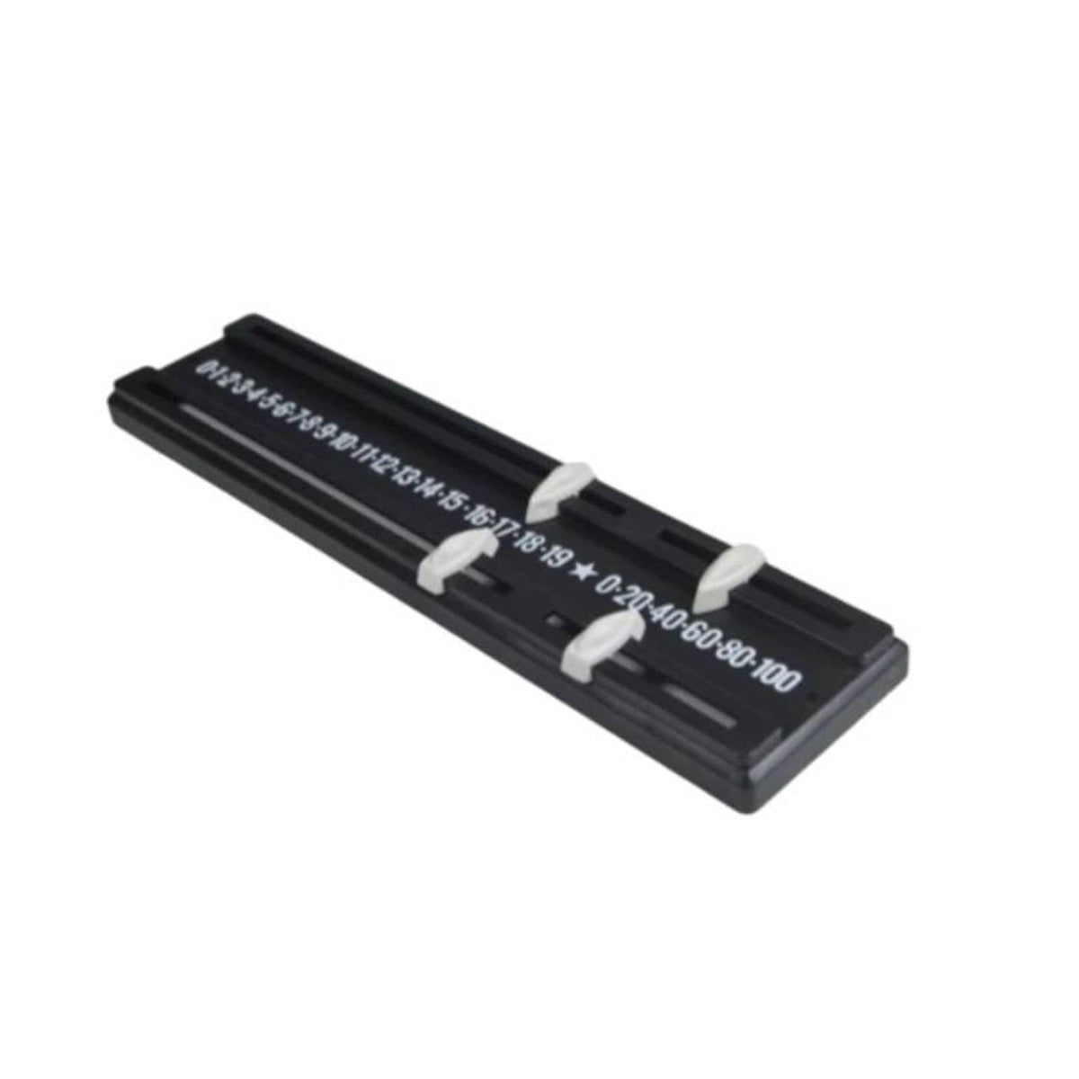 TRENDYNEST Billiard Sports Score Counter Recessed Track Slider Score Board Black Billiard Scoreboard