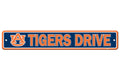 Fremont Die NCAA Auburn Tigers Team Sign, 4 x 24, Street Sign