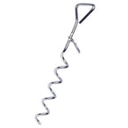 Acecamp Corkscrew Steel Peg, Spiral Dog Tie Out Leash Stake Anchor For Securing A Backyard, Outdoor, Tents, Camping, Hiking, Bac