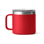 Yeti Rambler 14 Oz Mug, Vacuum Insulated, Stainless Steel With Magslider Lid, Rescue Red