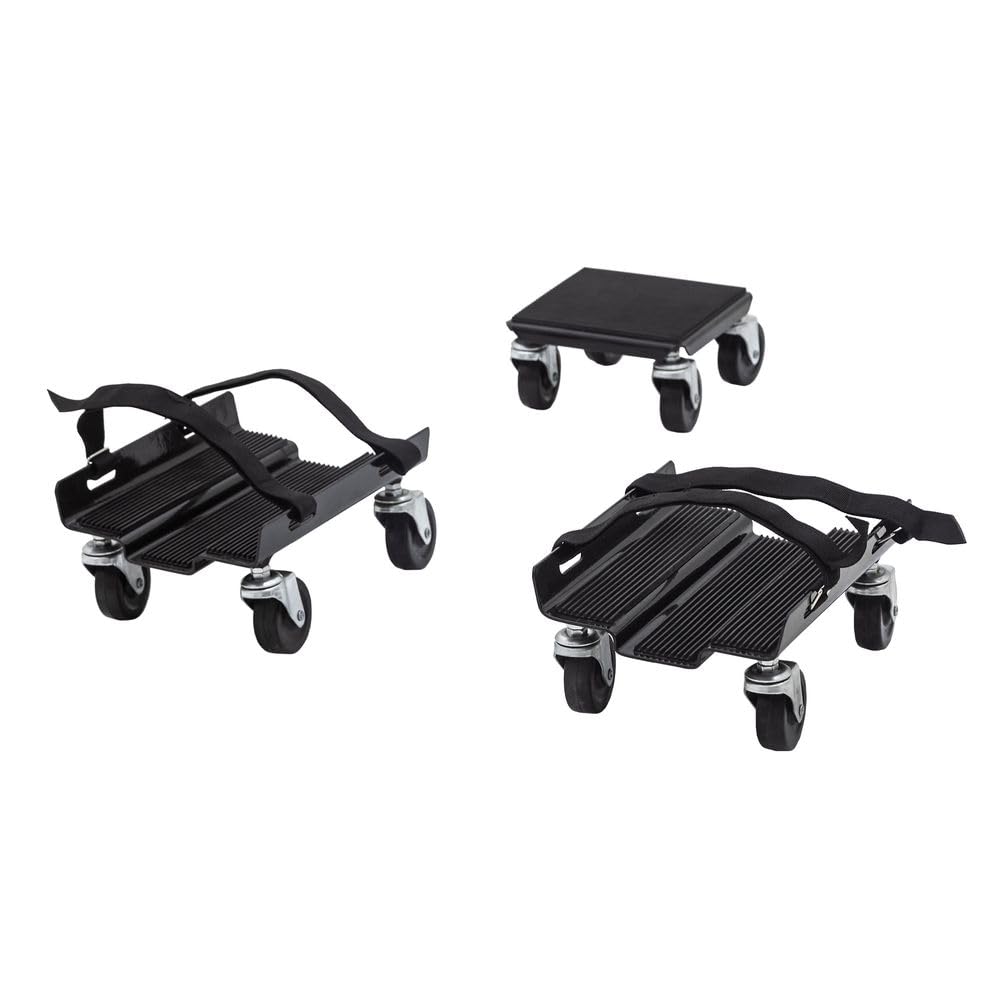 Black Ice SNO-1503 3 Piece Snowmobile Dolly Set