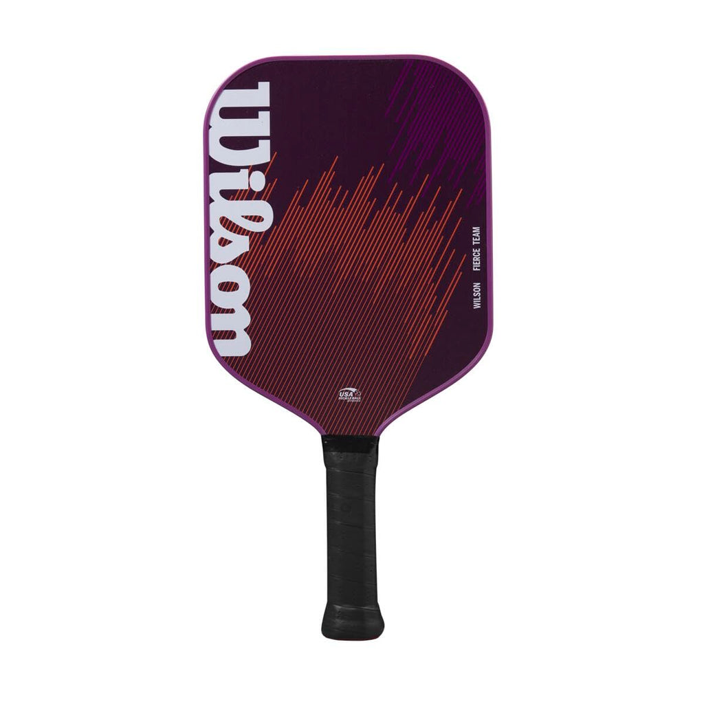 Wilson Fierce Team 13Mm Pickleball Paddle - Grip Size 2-4 1/4'', Purple