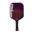 Wilson Fierce Team 13Mm Pickleball Paddle - Grip Size 2-4 1/4'', Purple