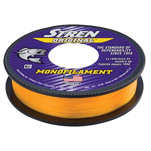 Stren Original, Hi-Vis Gold, 20Lb | 9Kg Monofilament Fishing Line, Suitable For Freshwater Environments