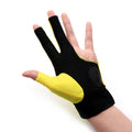 Cuesoul Professional Billiard Gloves Yellow-Wear On Left Hand Size M
