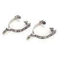 Yuecoom Horse Spurs, Women's Spurs for Boots, Stainless Steel West Cowboy Horse Boot Spurs with Gear Horse Boot Spurs Decoration