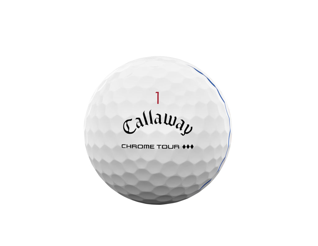 Callaway Golf Chrome Tour Triple Diamond Golf Balls (Triple Track (White)