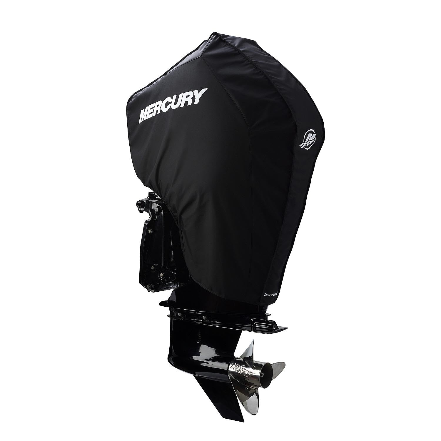 Mercury Marine Tow N Stow Outboard Cover 175-225Hp Fourstroke, Black