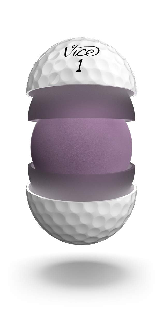 Vice Golf Pro Golf Balls, White