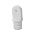 Whitecap 3402WP Nylon 3/4 Inside Eye Top Fitting - Pair, White