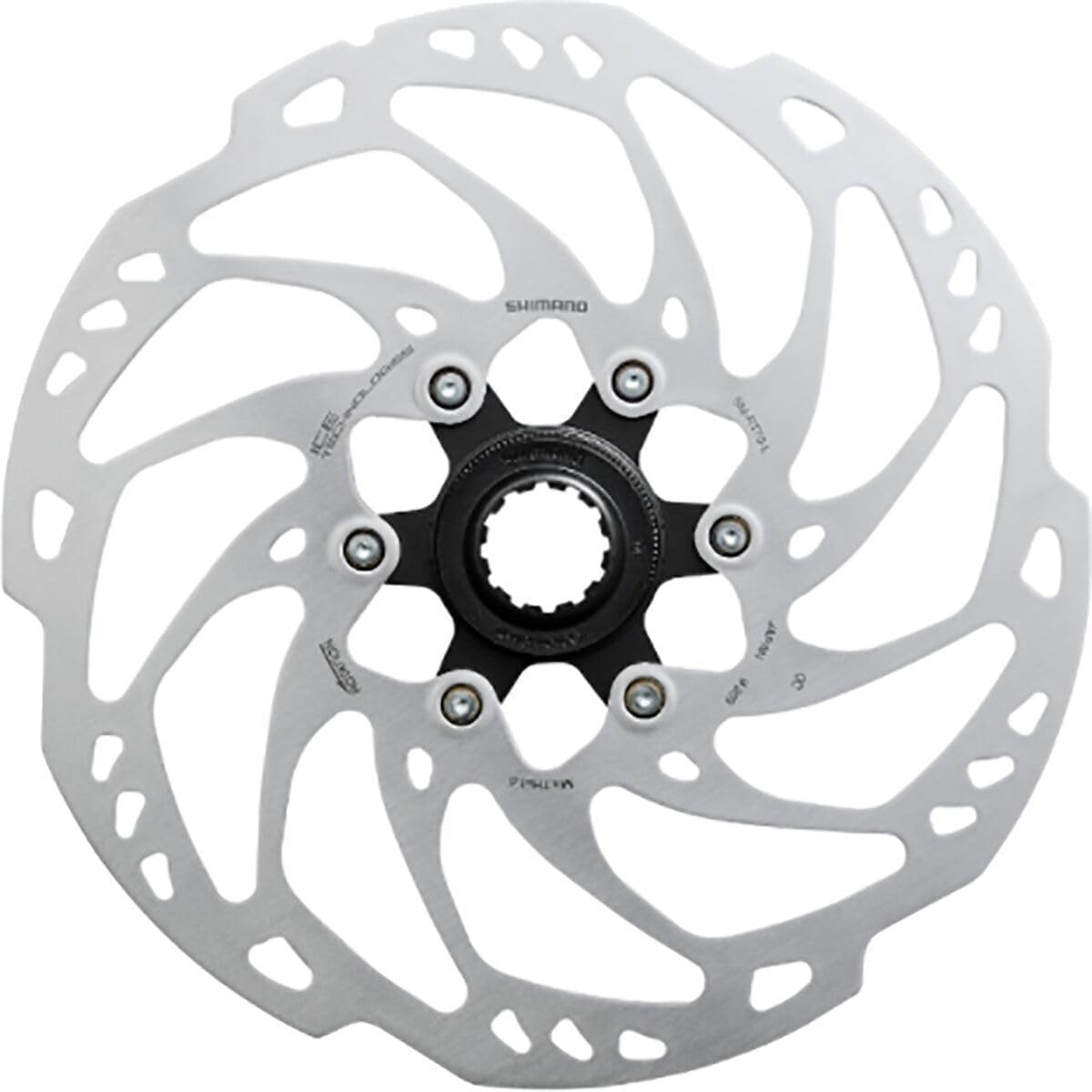 Shimano Slx Sm-Rt70-L Disc Brake Rotor - 203Mm, Center Lock, Silver