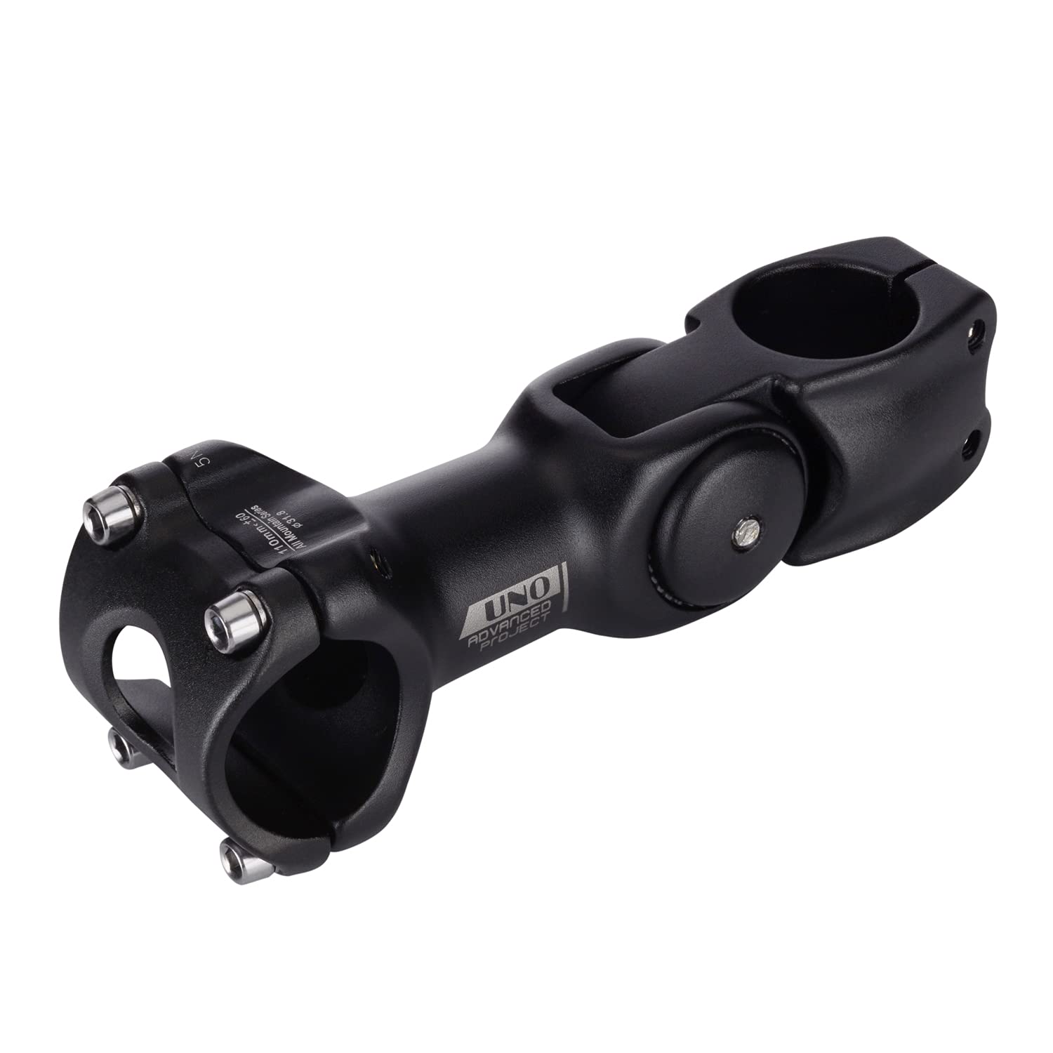 Fomtor 31.8Mm Adjustable Stem 110Mm 0~60 Degree Uno 31.8Mm Mtb Adjustable Handlebar Stem For Most Mountain Bike Road Bike (Fit F