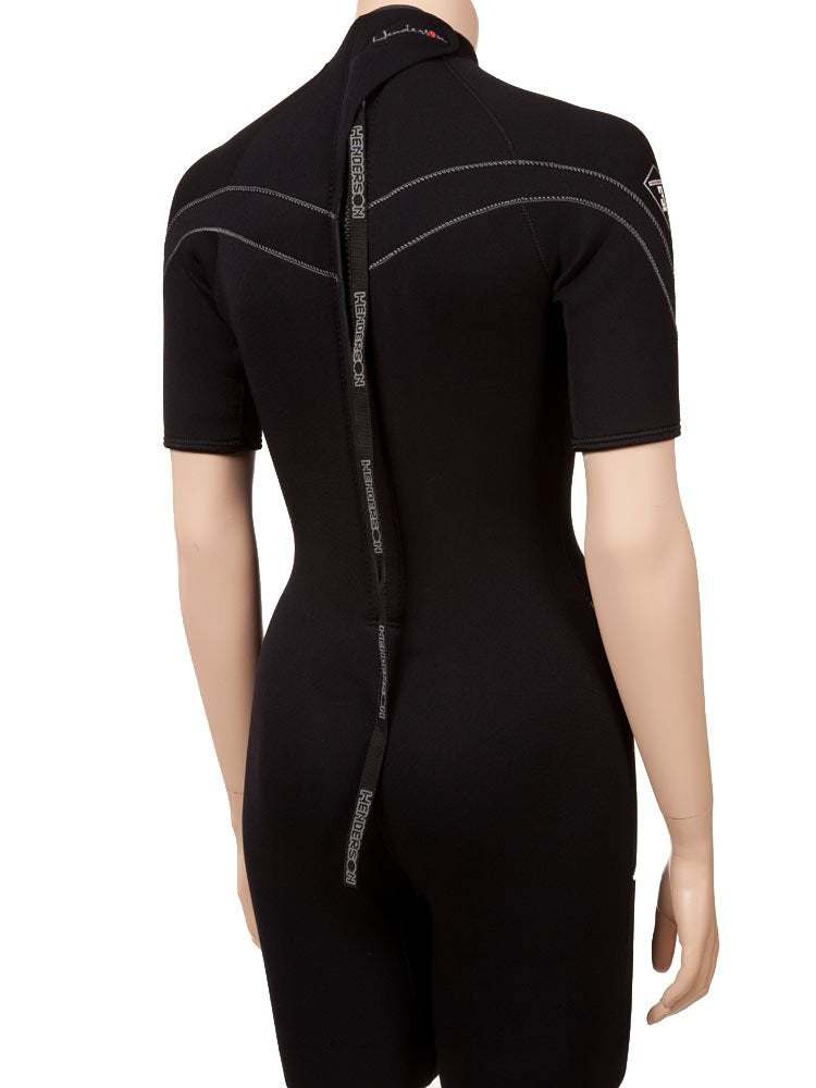 Henderson Woman Thermoprene 3Mm Shorty (Back Zip) Scuba Diving Wetsuit-Black-10